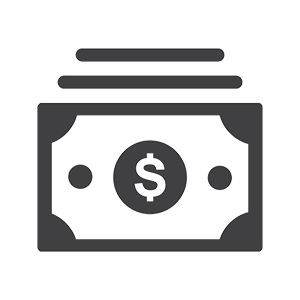 Icon of dollar bills